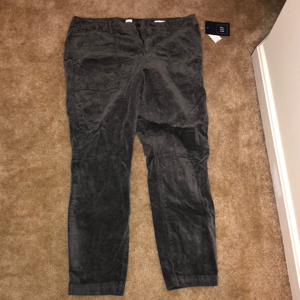 Gap Gray Velvet Pants!